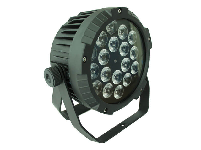 18 STÜCKE 18W RGBWAUV 6IN1 SLIM LED Outdoor Par Leuchten