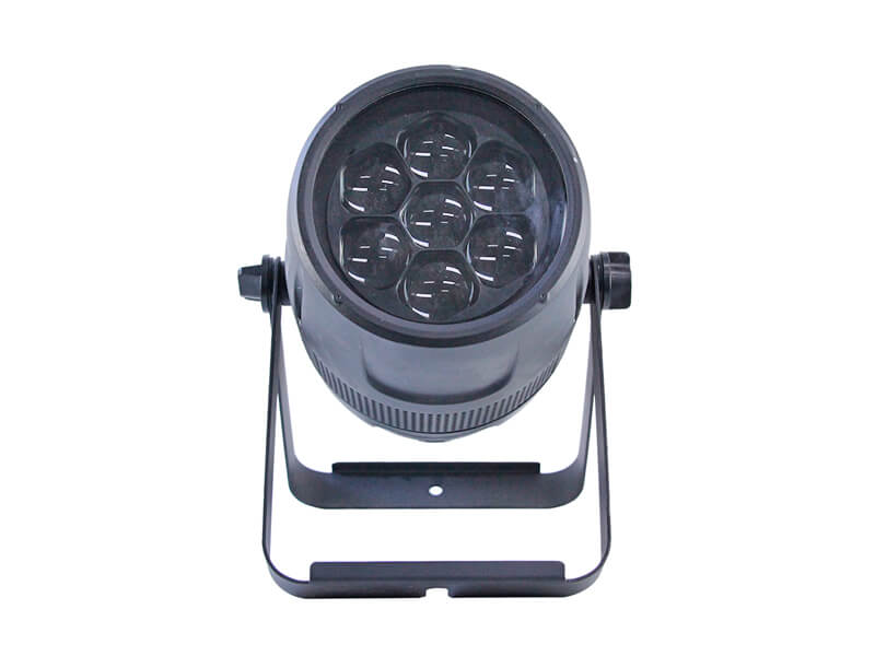 IP65 Wasserdichtes 7-teiliges 40-W-RGBW-Zoom-LED-Par-Licht