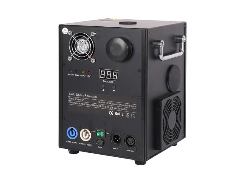 650 W Up Spray Intelligente Feuerwerksmaschine