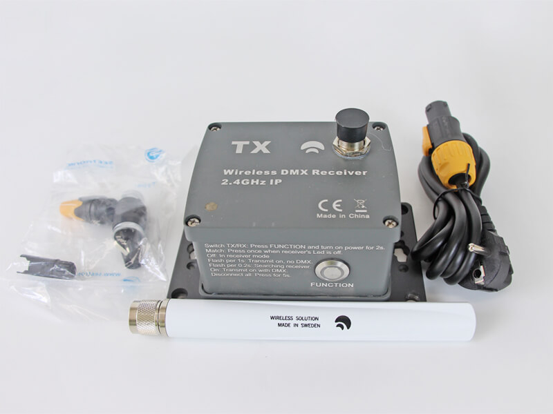 Drahtloser 2,4-G-DMX-Sender und -Empfänger für den Außenbereich