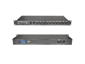 2 DMX-Eingänge und 8 DMX-Ausgänge DMX 512-Splitter