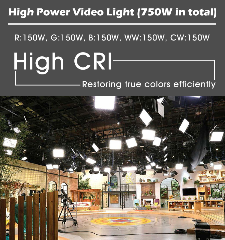 Farbenfrohe RGB- und zweifarbige LED-Videopanel-Leuchte f&uuml;r Videoaufnahmen