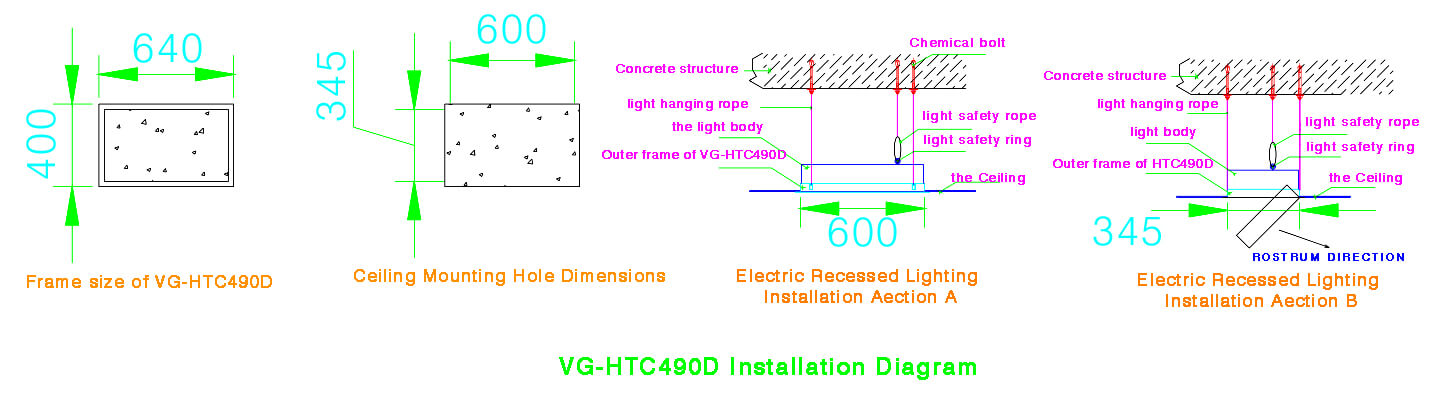 VG-HTC490D Installationsdiagramm