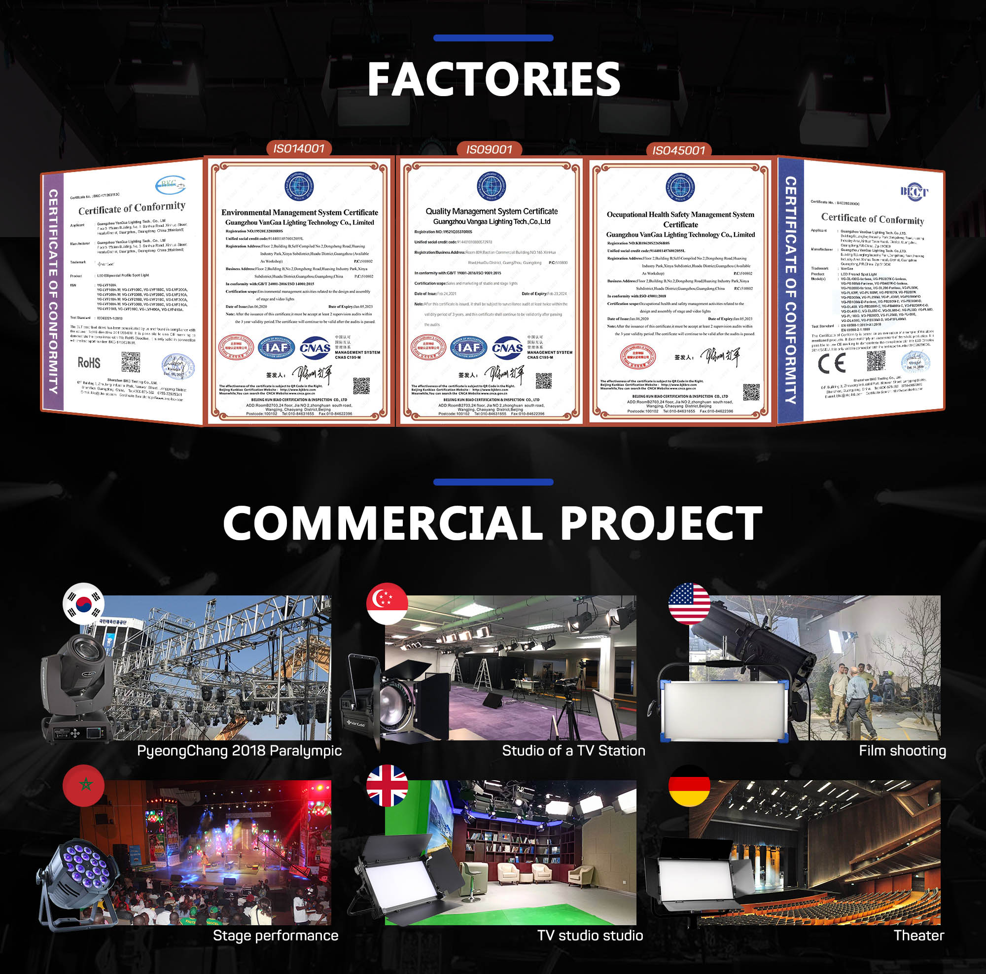 主页证书和案例